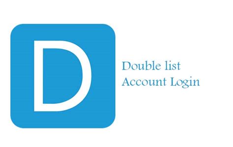 Double list login. Things To Know About Double list login. 